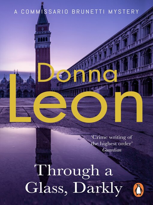 Title details for Through a Glass, Darkly by Donna Leon - Wait list